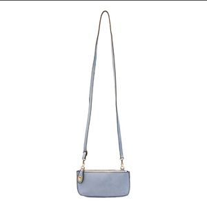 NWT Joy Susan Pastel Blue Wristlet or Shoulder Bag